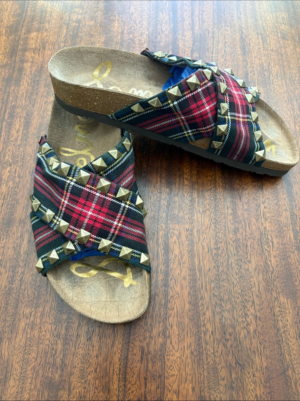 Plaid Sam Edelman sandals